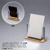 Horiuchi Kagami Kogyo Wooden Stand Mirror That Blends In with Your Living Room M Wood Grain Tabletop Makeup Birthday Gift Space, Size, Mirror, Mirror,