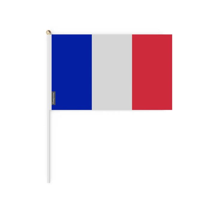 Drapeau - France - Mini Drapeau - 30 X 45 Cm - Polyester - Recto/Verso