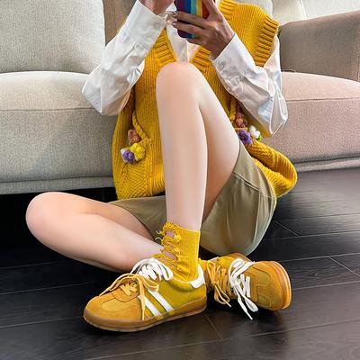 Клубничный медведь новые розовые повседневные туфли универсальные маленькие белые туфли внутренняя высота увеличение ретро обувь женская обувь