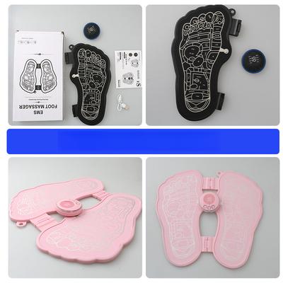 Интеллектуальный импульсный массажер для ног Электрический складной Расслабляющий Акупрессурный Массажер для ног Шаг для ног Подушечка для ног Массажер для ног