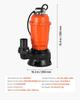 550W Submersible Trash Pump, 18000 L/H, Cast Iron Submersible Sump Sewage Pump with 2 in Discharge, 10M Max Lift, Draining Dirty Clean Water, for
