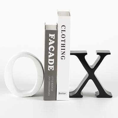 Nordic Creative Art Буквенные украшения Подставки для книг Подставки для книг Модель книжного шкафа Комната Офис Книжная полка Мягкие украшения