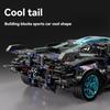 Нетоксичный 1:14 Технических Гоночных DIY Спортивных Автомобилей Строительные Блоки Игрушки Сборка Кирпичных Машинок Игрушки Для Детского Дня Рождения И Рождества Подарок