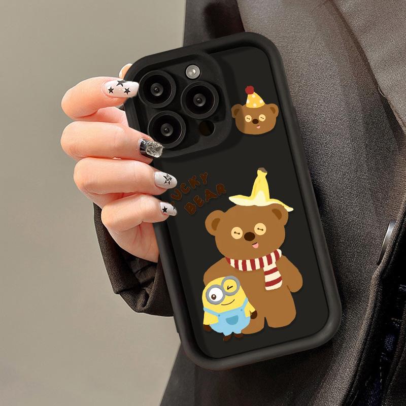 Чехол для телефона iPhone 11 13 12 14 15 16 Pro Max 7 8 Plus XR XS Max Samsung A55 S24 S23 A02S Redmi 9 13C 9A 10 A3 OPPO A15S A16 A17 A18 A38 A53 A54 A31