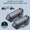 Y10 2x Мотоциклетная гарнитура Bluetooth для интеркома, водонепроницаемая, 300 м, для 2 водителей, Intercomunicador для мотоцикла, динамик, наушники