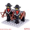 MOC Medieval Centaurs Knights Mini Action Figures Building Blocks LOTR Horse Soldiers Bricks Kids Toys Gifts