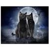 Halloween Black Cats Moon Night Diamond Painting Full Drill Diamond Embroidery