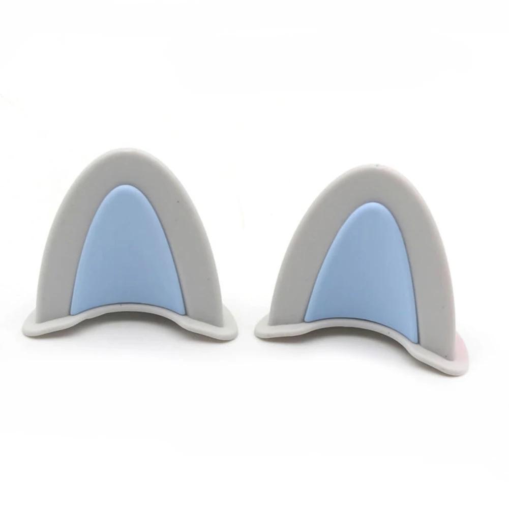 2Pcs Cute Cat Ears Helmet Decoration Motorcycle Electric Stickers Decor Multicolor Motorcycle Helmets Accessories Universal