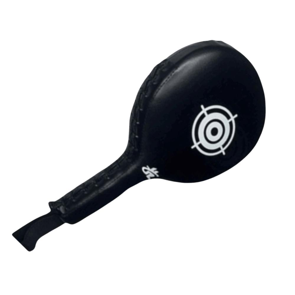 PU Striking Target Pad Black Paddle Handheld Striking Pad Black PU Boxing Target Boxing Practice