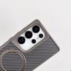 Магнитный чехол для телефона Samsung S25 Ultra из углеродного волокна с подставкой для S24 Ultra