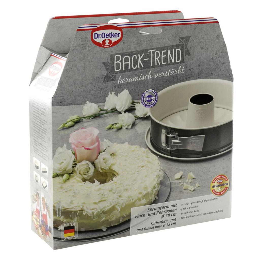 Dr.Oetker Back Trend 28 Cm Double-bottom Savarin and Springform Pan Ref. 4853