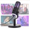 Game USB Microphone Desktop Microphone Condenser Podcast Compatible with PC Mobile Phone