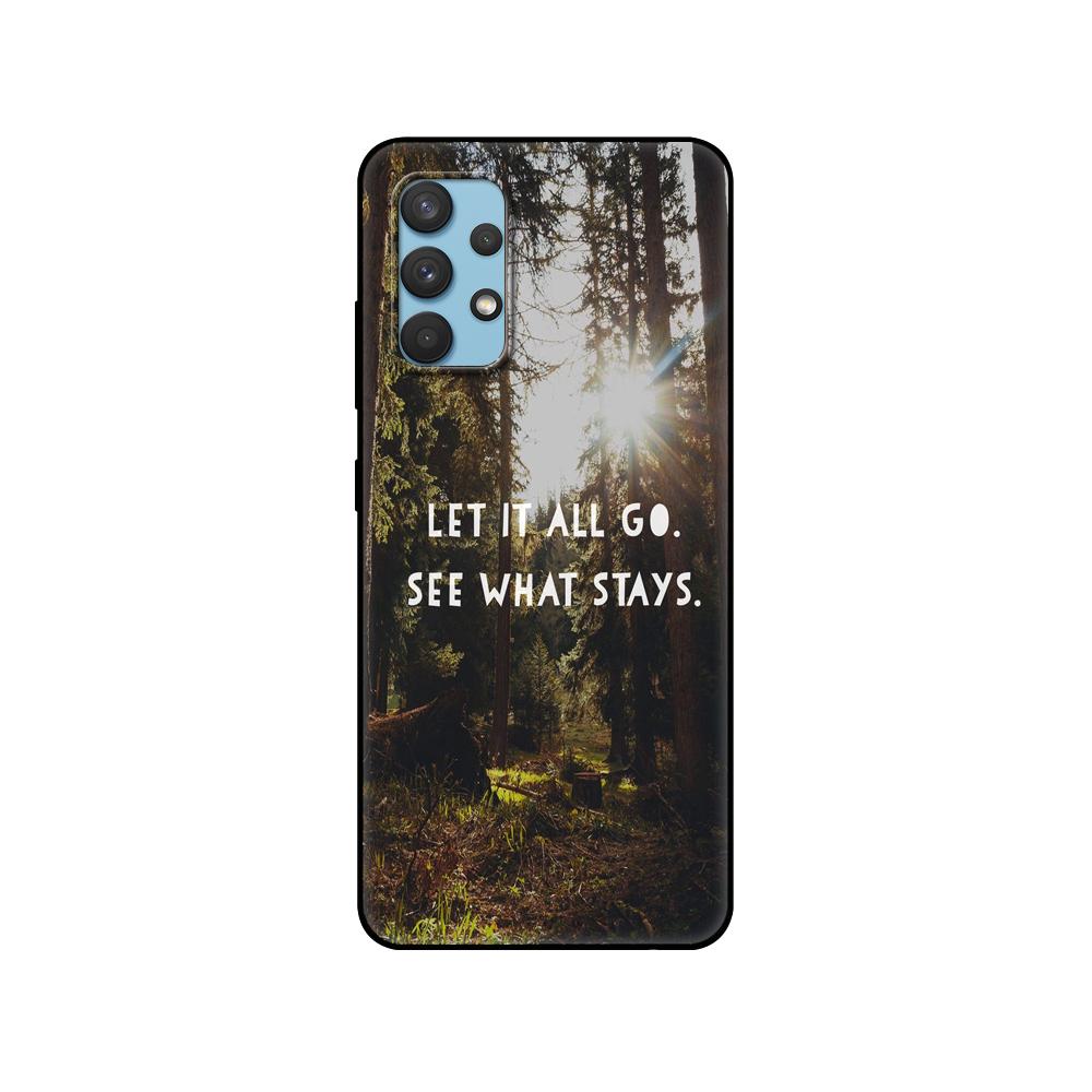 Черный чехол из ТПУ для Samsung Galaxy A12 A22 A32 A42 A52 A72 4g 5g S21 PLUS Ultra задняя крышка для путешествий, гор, моря, пляжа, цитаты