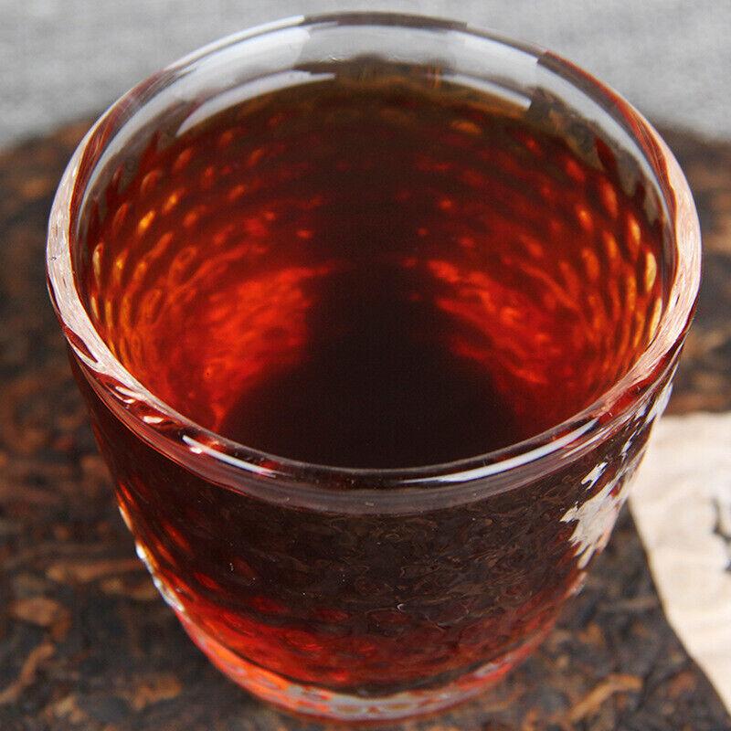 357g High Quality Black Tea Golden Bud Ripe Tea Big Leaf Aromatic Pu'er Tea Cake