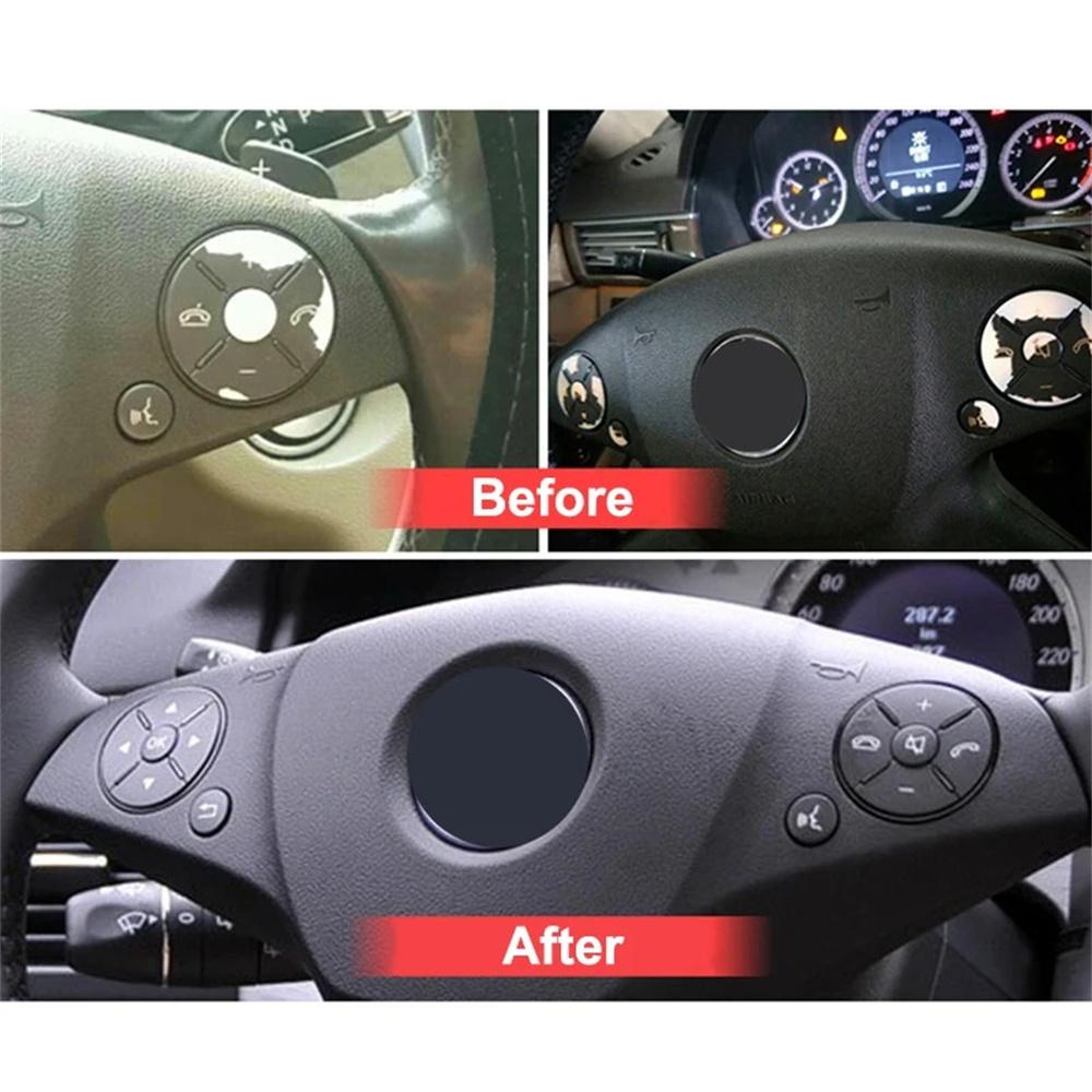 Car Steering Wheel Switch Buttons For Mercedes-Benz W204 W212 X204 W207 C/E/GLK-