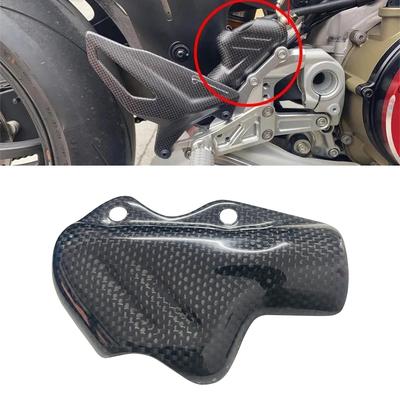 Крышка насоса заднего тормоза из углеродного волокна для мотоцикла DUCATI Panigale V4 SR V2 899 959 1199 1299 Streetfighter V4/S защитная крышка