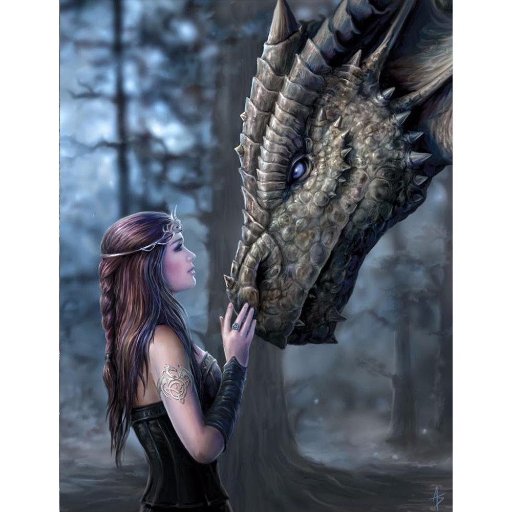 5D DIY Алмазная картина Полный круглый Алмазная вышивка Мозаика Алмазный горный хрусталь Картинки Украшения для дома