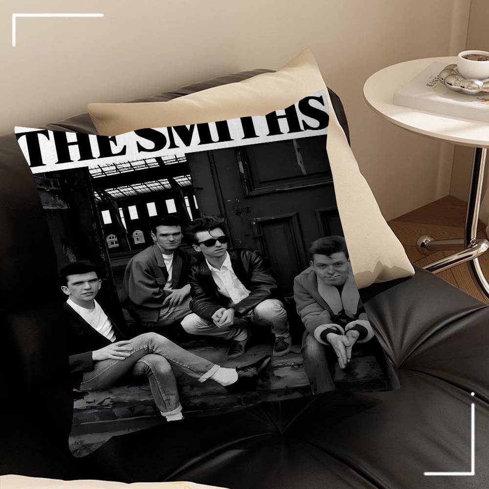 Британская рок-группа The Smiths Наволочка Чехол для подушки-плед в машину для дивана автомобиля Рождественский подарок 40x40 см 45x45 см
