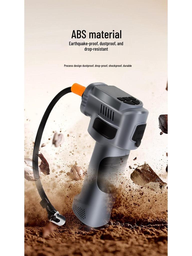 Портативный автомобильный пусковое устройство и надувной насос комбо