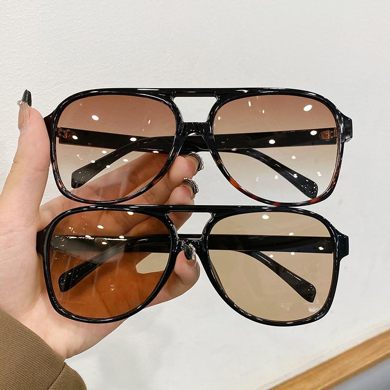 KAMMPT Vintage Aviator Sunglasses Man Woman Fashion Popular Ins Shades Luxury Brand Designer Male Female Driving Eyewear