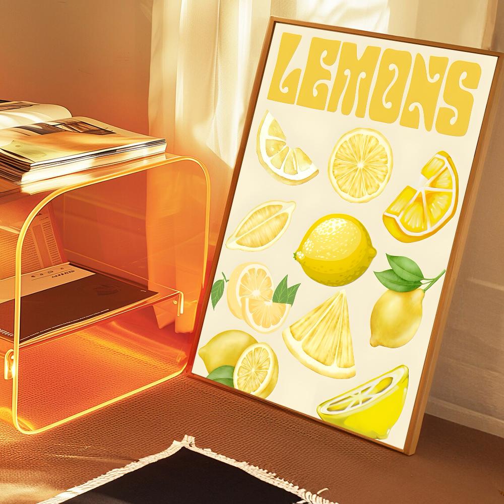 La Dolce Vita Lemon Классические винтажные постеры HD качества настенное искусство ретро постеры для домашнего декора комнаты