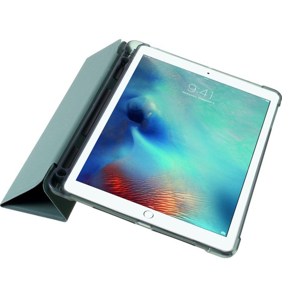 Case for iPad 9.7" 2018/2017 (6th/5th gen.) / Air 2/1 9.7" 2014/2013, Smartcase with stylus holder, Green