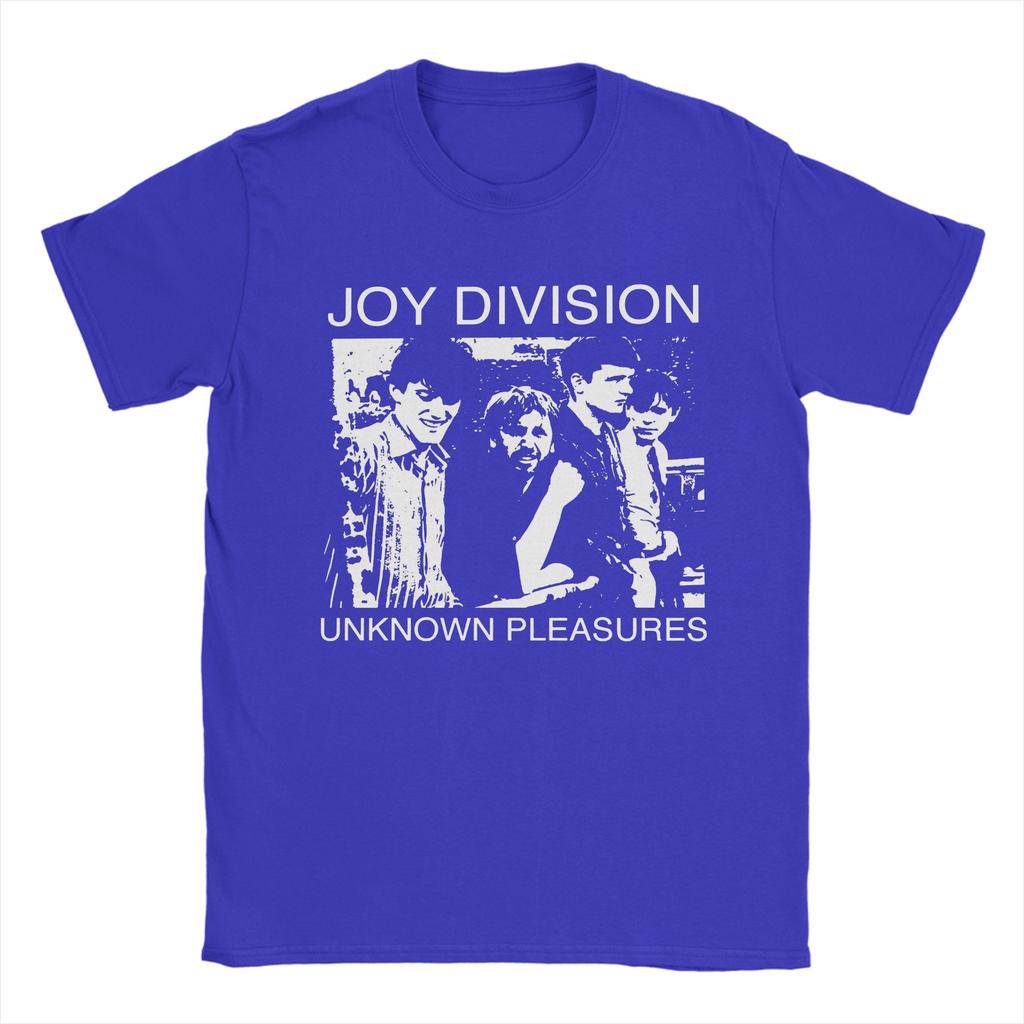 Men Women Joy Division Rock Music T Shirts Unknown Pleasures Pure Cotton Clothing Casual Short Sleeve O Neck Tees Summer T-Shirt