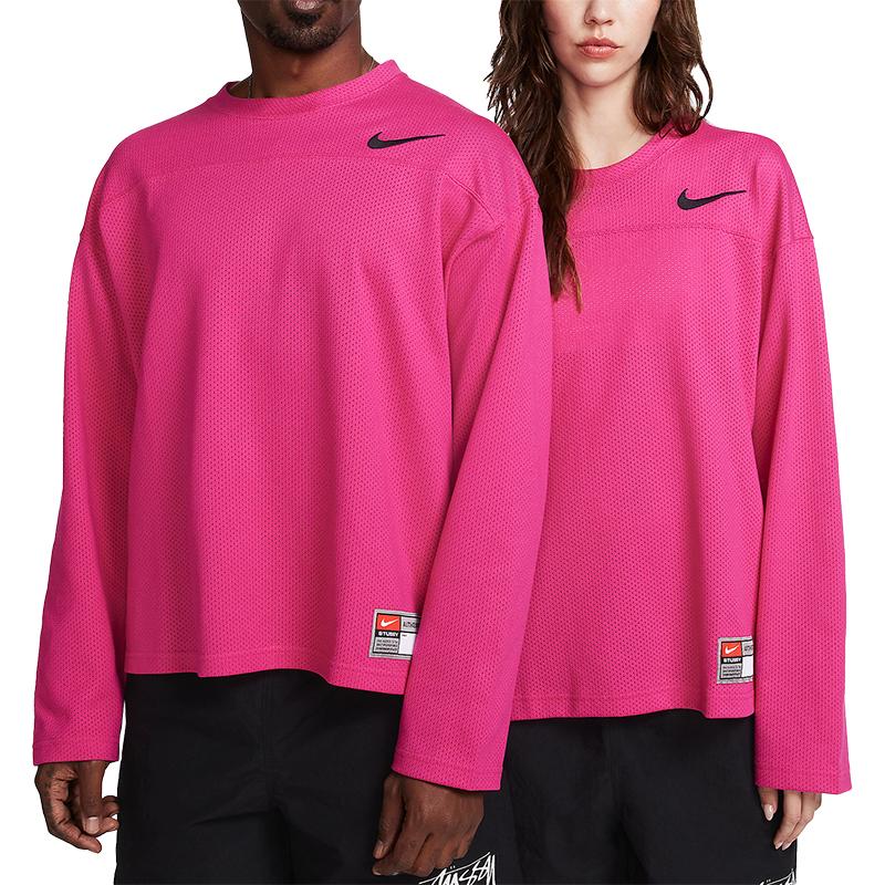 Nike X Stüssy Топ с длинным рукавом Розовый FJ9164-615