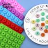 48-Cavity Donut Mold 3D Mold Silicone Donut Baking Pan DIY Cake Mould Kitchen Tool Chocolate Biscuit Cake Mold Non-Stick Candy