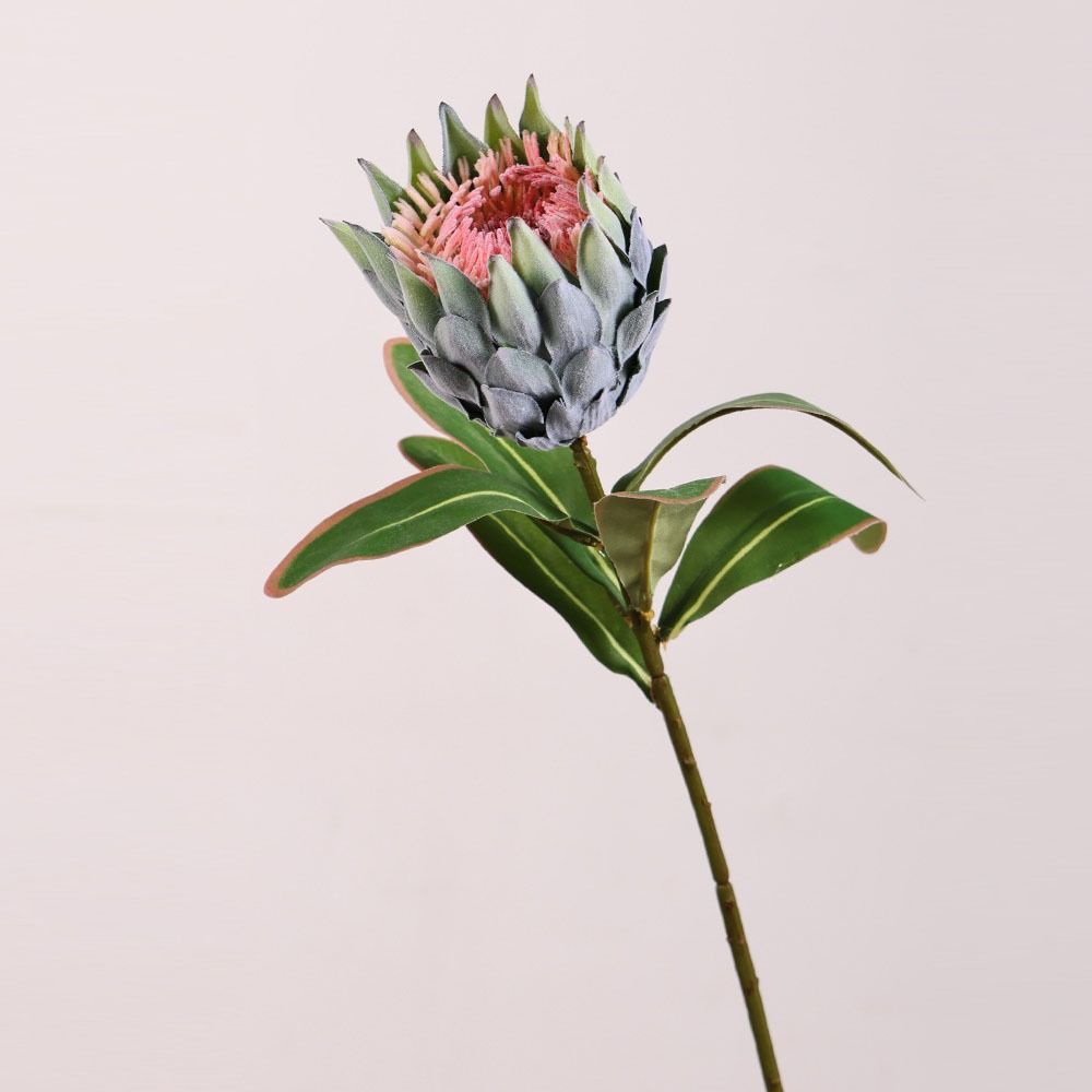 Creative 48cm Artificial Flower Multicolor Large Emperor Flower DIY flocked Artificial Artichok Flower Home Decoration