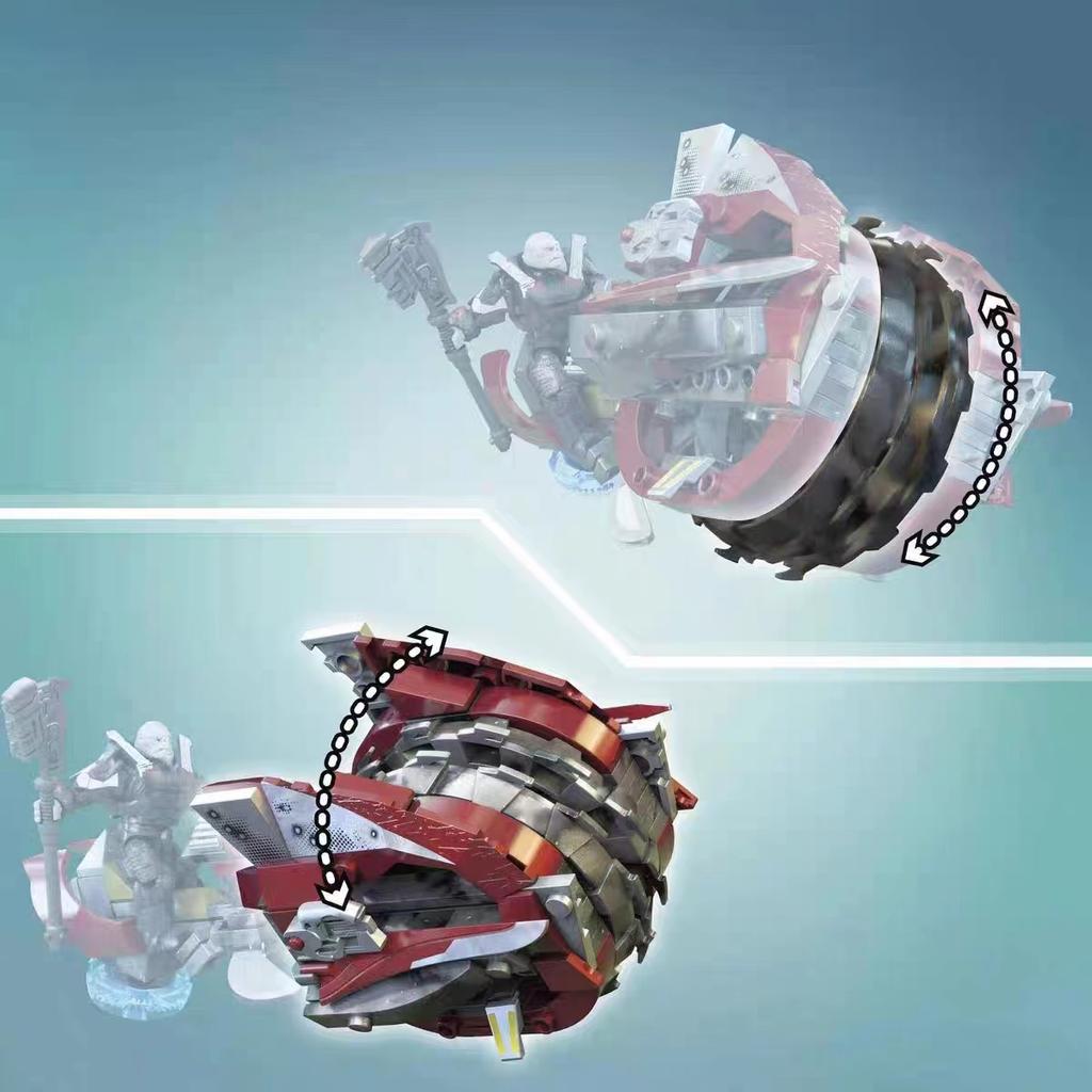 Технические Construx Колеса Мотоцикл Строительный Блок Военный Мех Робот Оружие Мотоцикл Модель Кирпичи Игрушка для Детей Взрослый Подарок