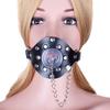 Open Mouth Gag with Cover Slave Fetish Adult Game Erotic Sex Toy Bed Restraints Sex Products