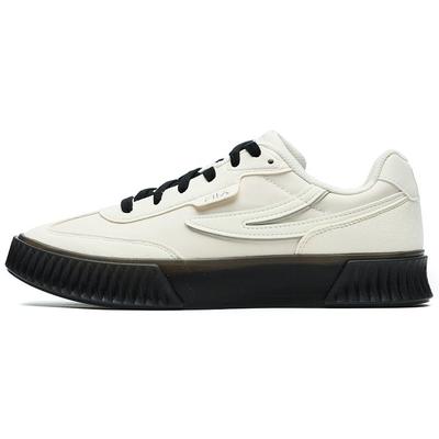 Теневая ткань Синтетическая кожа Модные Повседневные Ретро Низкие Кеды Женские кроссовки Молочно-белый F12W242204FGD