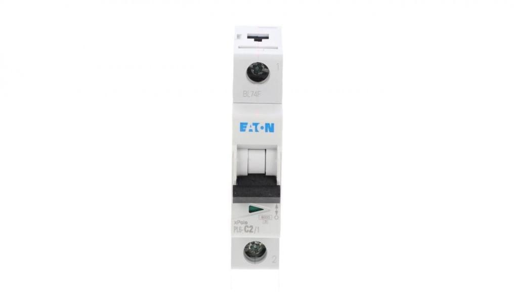 Circuit breaker 1P C 2A 6kA AC PL6-C2/1 286528