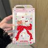 Ins wind red big bow magnetic attraction for apple 17promax/16 /15 /14 personality 13 simple