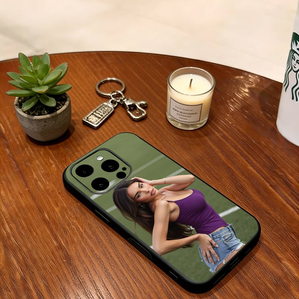 Чехол для телефона Madison Beer Singer для iPhone 17, 16, 15, 14, 13, 12, 11 Plus, Pro Max, Другие Мягкий Силиконовый Черный Чехол