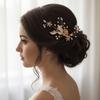 Elegant Crystal Hair Clip Luxury Rhinestone Headdress Wedding Hair Accessories  Wedding Ceremonies