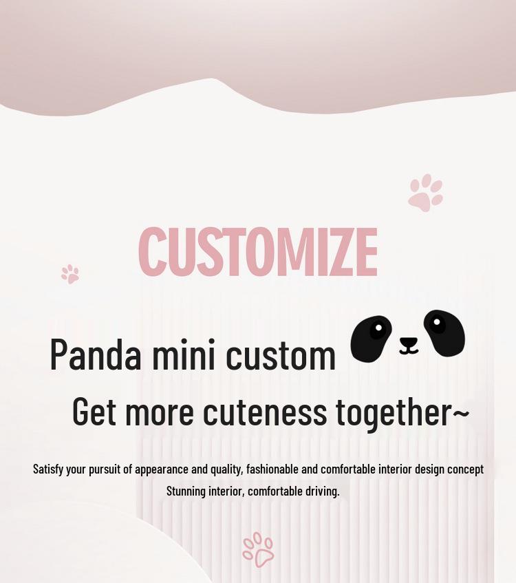 Geely Panda MINI Полностью кожаная всесезонная подушка на автомобильное сиденье и мультяшный электрический чехол на сиденье