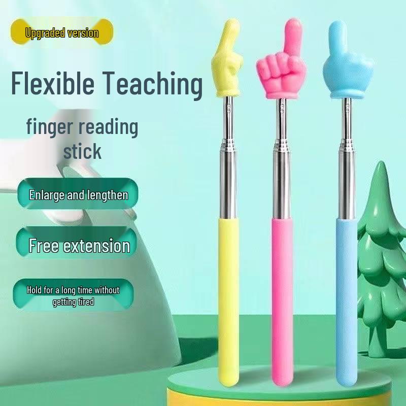 Telescopic Finger Pointer for Children's Reading & Teaching Aid