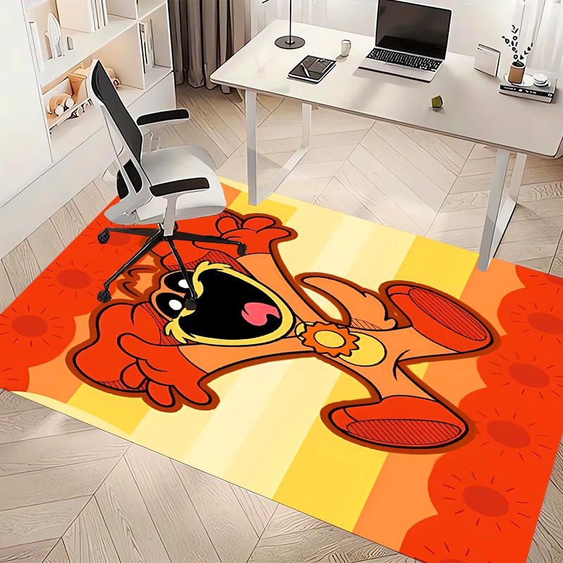 Smiling Critters2 Printed Absorbent Washable Carpet, Non-Slip Bathroom Mats, Kitchen Rugs, Yoga Mat,Living Room Entrance, Camping Picnic Rugs