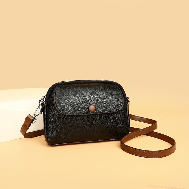 Кожаные женские модные сумки сумка через плечо сумка-мессенджер из коровьей кожи первого слоя