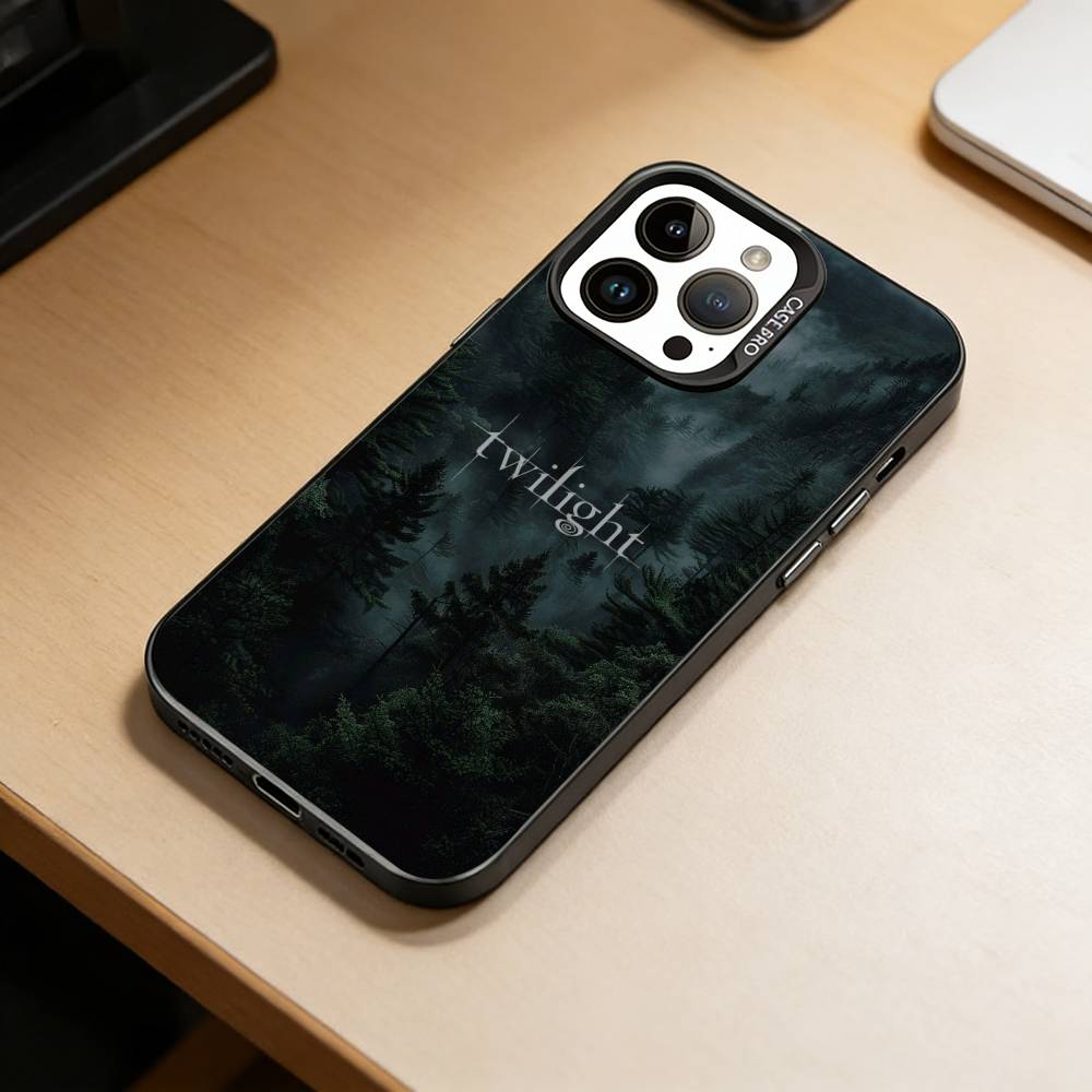 Чехол для телефона Сумерки Эдвард для iPhone 17,16,15,14,13,12,11 Plus,Pro Max,XS, Цветной Серебристо-Черный Чехол