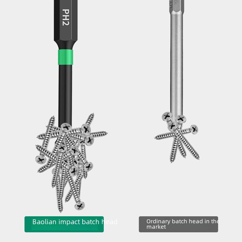 Набор ударных магнитных бит высокой твердости PH2 для электрических ручных дрелей