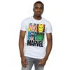 Marvel Mens Comics Main Tiles T-Shirt