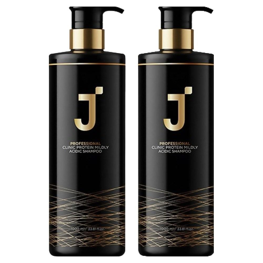 J.Forest Professional Clinic Protein Mild Acidic Shampoo 1L 2 pcs