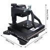 High Pressure Dual Display Digital Manual TShirt Heat Press Machine