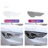 2 Pcs Car Headlight Protective Film Front Light Transparent Smoked Black TPU Sticker For Changan UNI-V - car Accessories