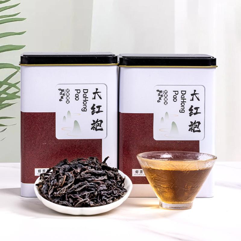 High-Grade Wuyi Rock Tea Da Hong Pao Cinnamon Fujian Oolong Tea Leaves 50g