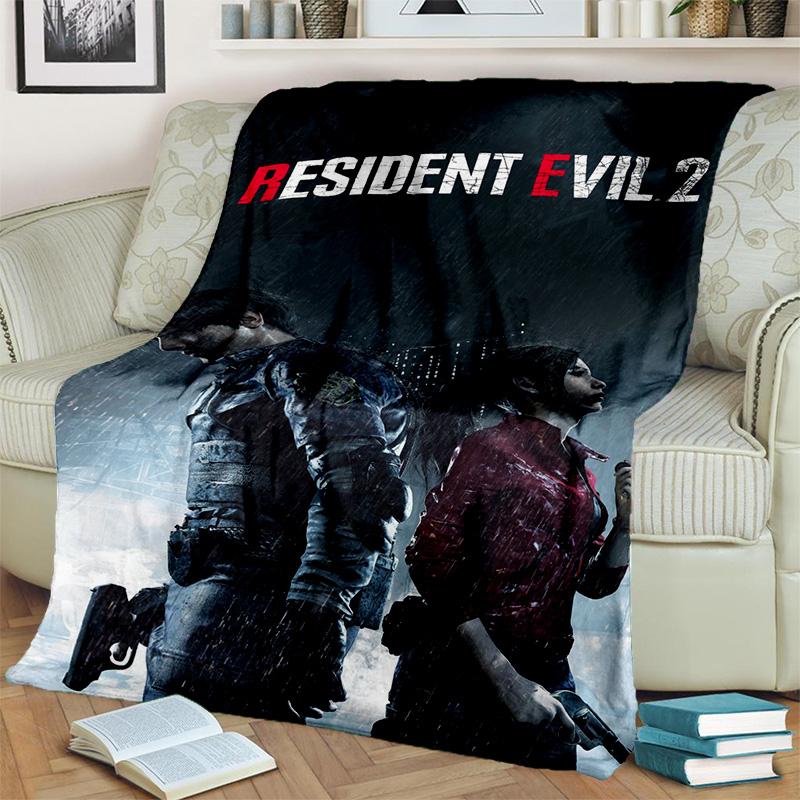 3D R-Resident Evil Gamer Games Одеяло, мягкое одеяло для дома, спальни, кровати, дивана, пикника, путешествия, офиса, отдыха, одеяло, детское одеяло