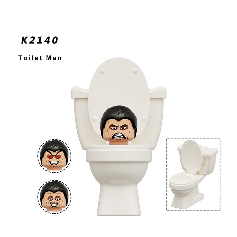 Скибиди Туалет Аниме Мультяшные Кубики Спикермен Телевизормен Оператор Экшн MOC Туалетмен против Монитора Конструктор Аудио